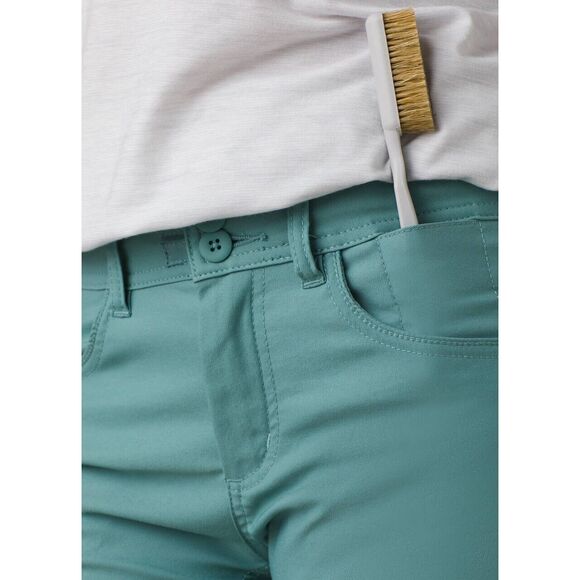 New NWT Womens 16 Short Gray Prana Pants Halle II Pockets UPF 50 Convertible SH - Picture 7 of 13